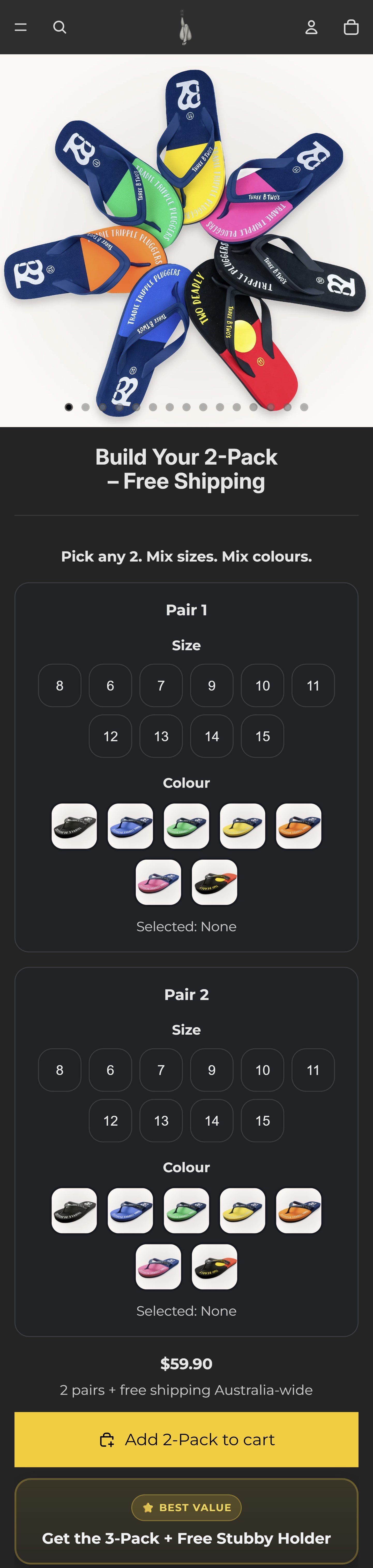 Tripple Pluggers mobile product page